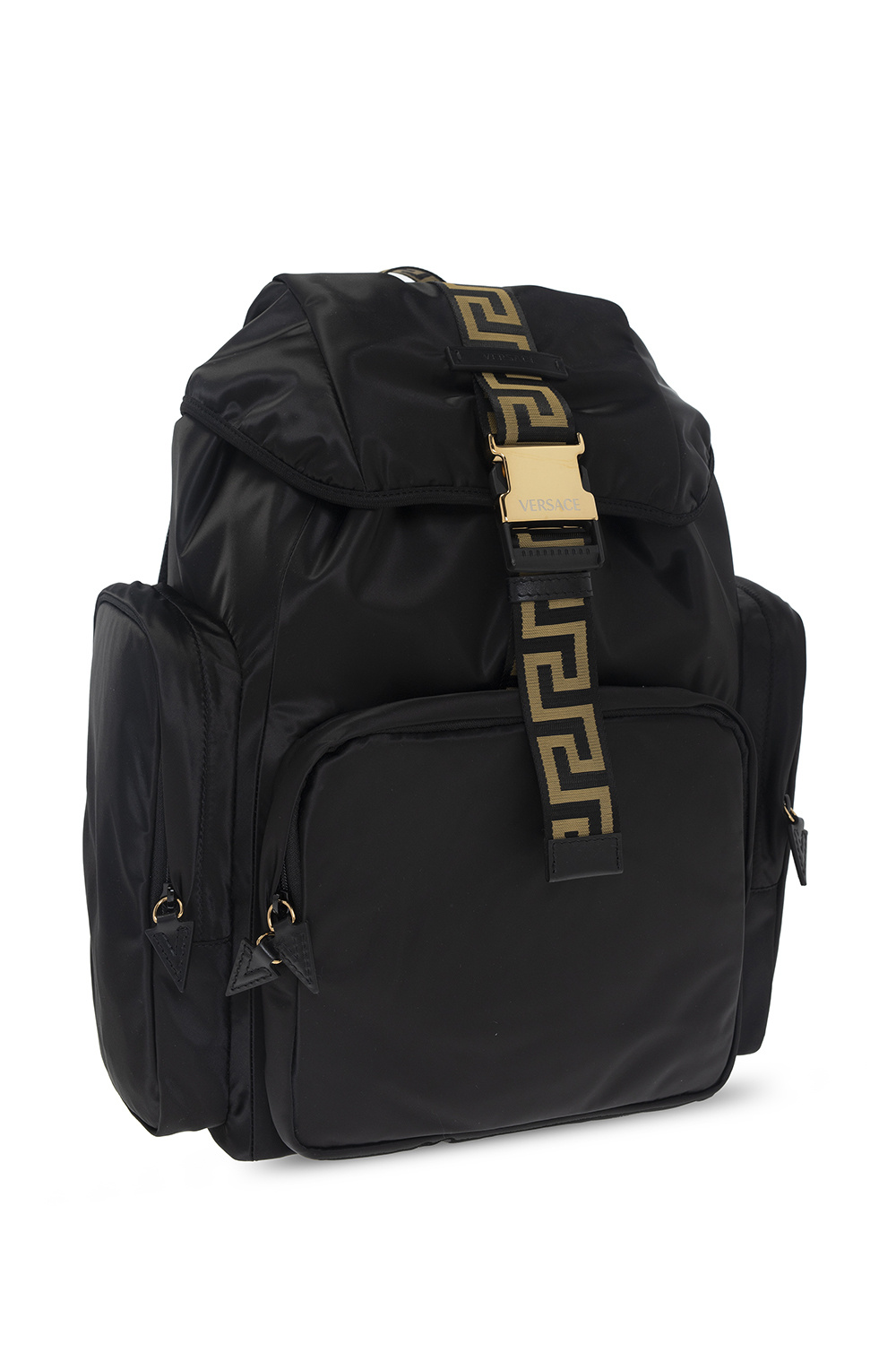 Versace greca Backpack in Black for Men Mens Bags Backpacks 