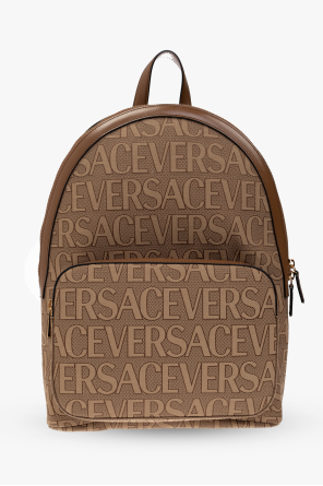 Backpack with logo od Versace