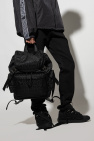 Versace BLACK Backpack with logo