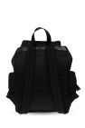 Versace BLACK Backpack with logo