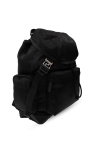 Versace BLACK Backpack with logo