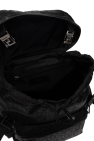 Versace BLACK Backpack with logo