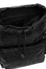 Versace BLACK Backpack with logo