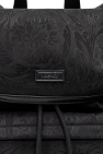 Versace BLACK Backpack with logo