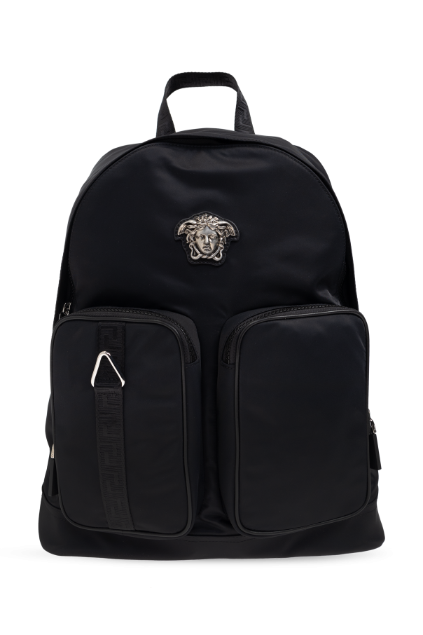 Versace Backpack with "Medusa" head-shaped appliqué