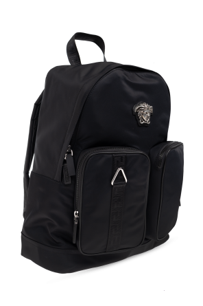 Versace Backpack with "Medusa" head-shaped appliqué