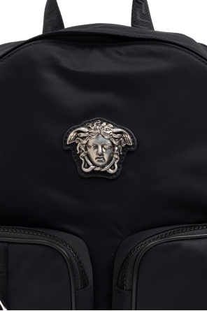 Versace Backpack with "Medusa" head-shaped appliqué