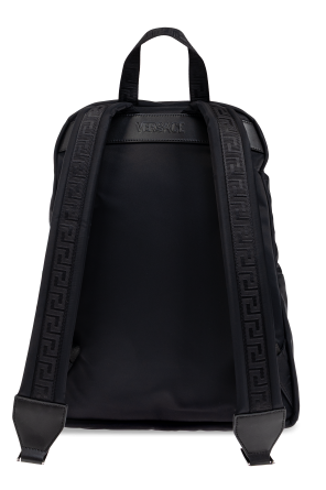 Versace Backpack with an application in the shape of the head of Medusa