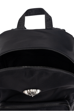 Versace Backpack with an application in the shape of the head of Medusa