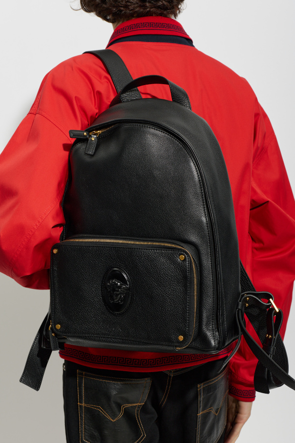 Versace Leather backpack "Lou"