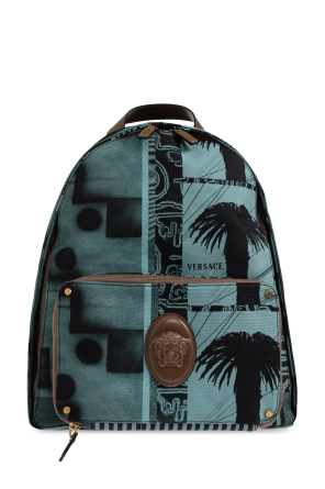 Backpack `Lou` with `Sunset Palms` print
