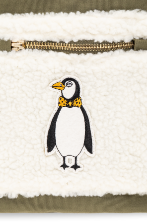 Mini Rodini Backpack turn with penguin motif