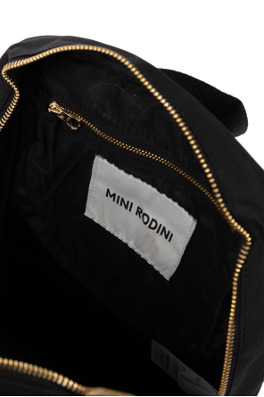 Mini Rodini Fringe Backpack with panther motif