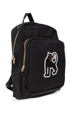 Mini Rodini backpack tag with panther motif