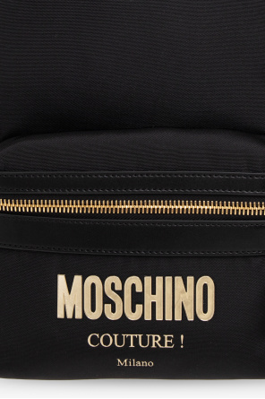 Moschino Blue backpack with logo
