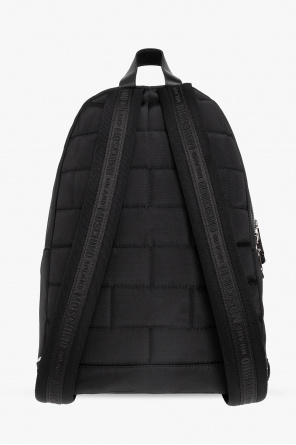 Moschino Black nylon Mini backpack Converse collab