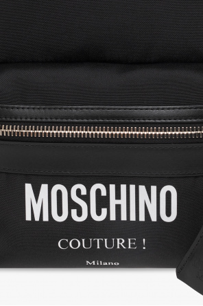 Moschino durable backpack with logo