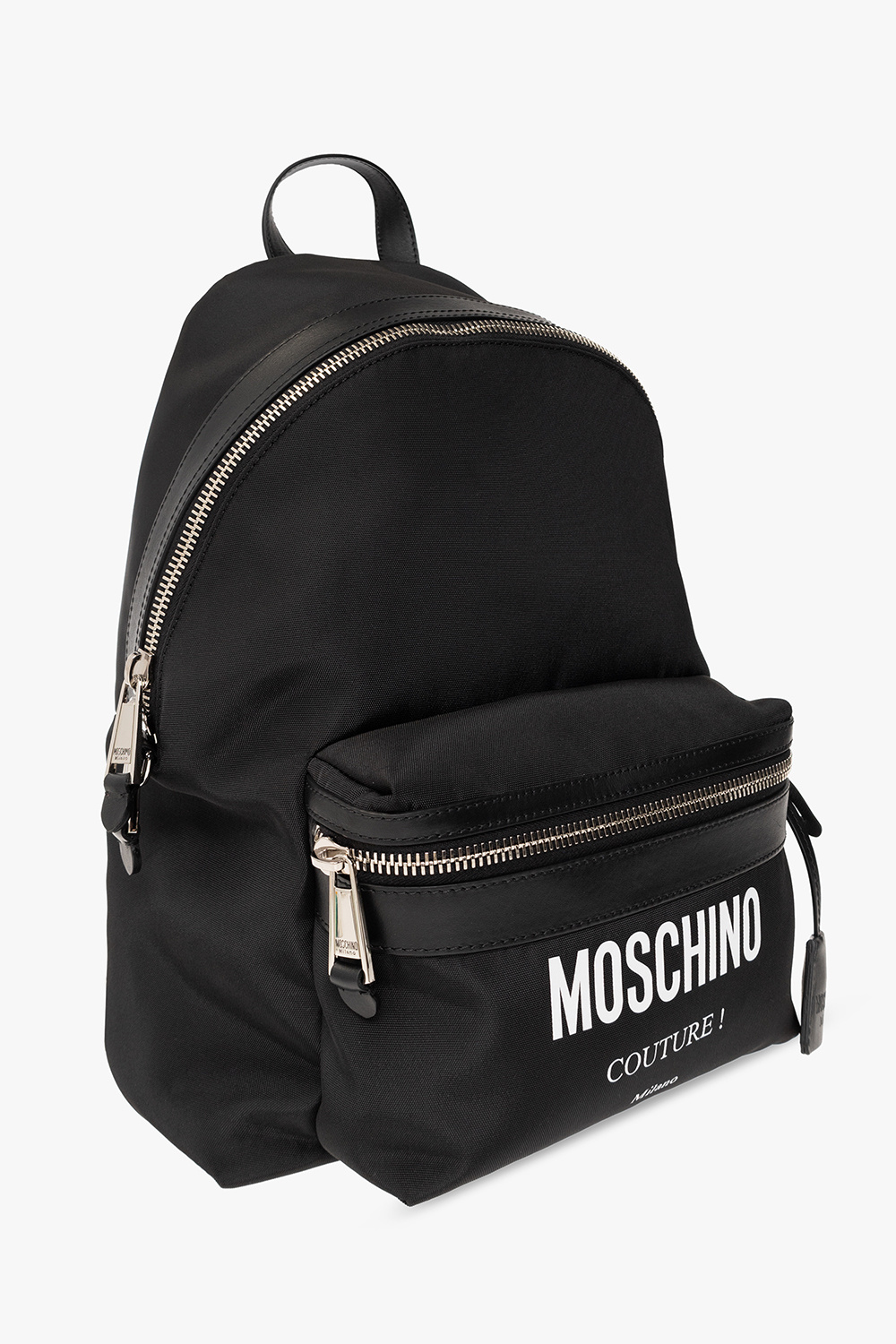 Moschino Osoi Brot leather shoulder bag Schwarz