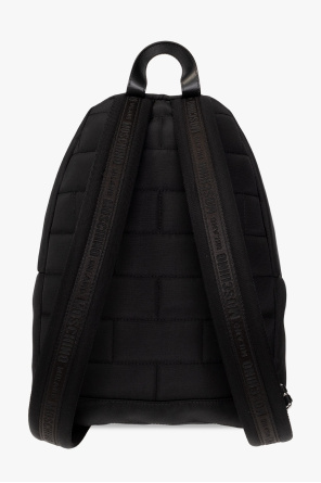 Moschino backpack monogram-pattern with logo