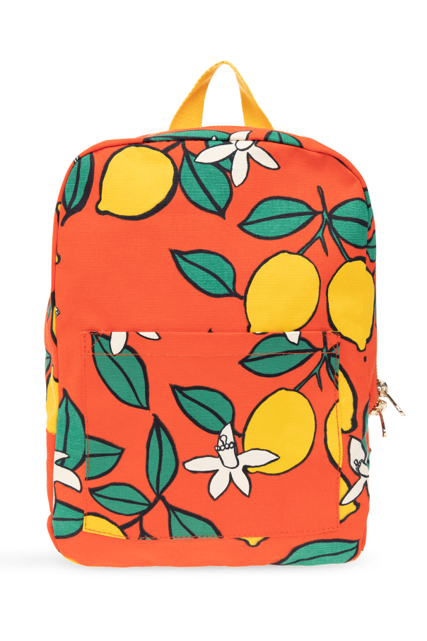 Mini Rodini Backpack Trim with lemon motif