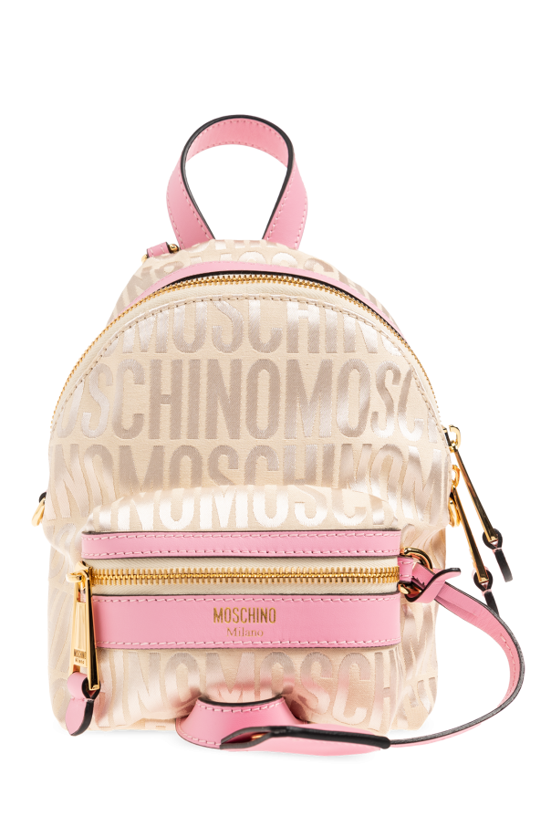 Monogrammed backpack od Moschino