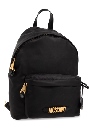 Moschino backpack how with logo