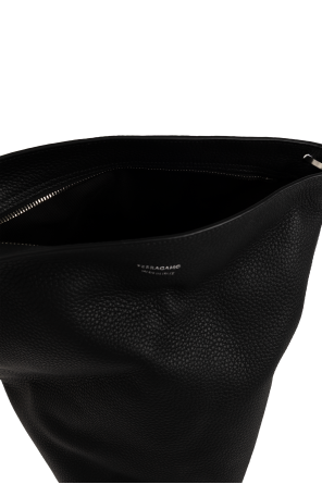 FERRAGAMO Mochila de couro "Twins"