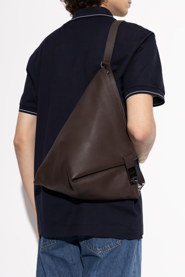 FERRAGAMO Leather one-shoulder backpack