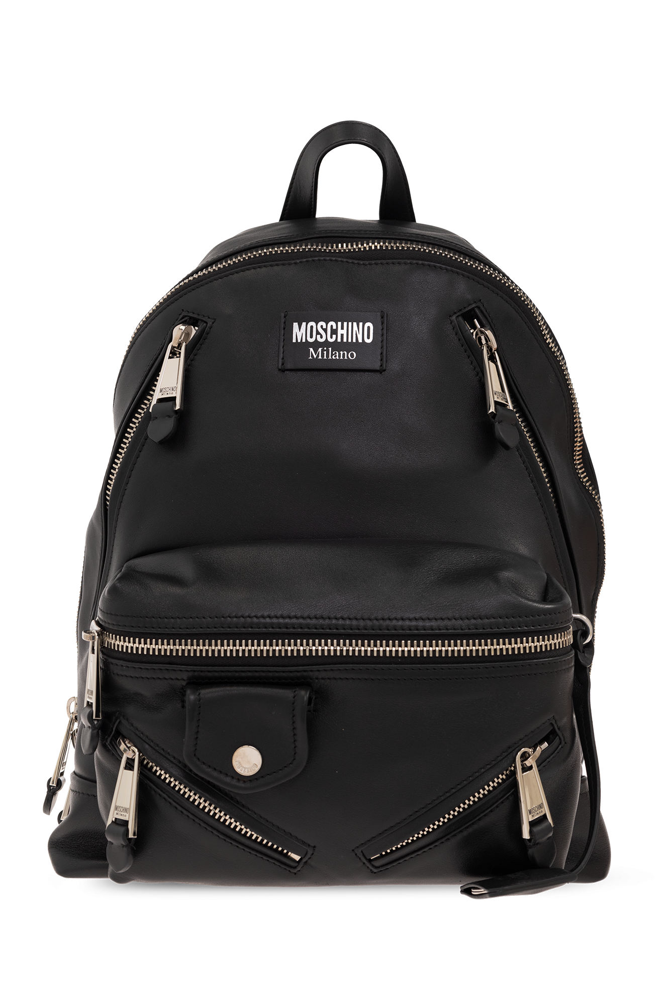 Black Leather backpack Moschino - Vitkac Canada