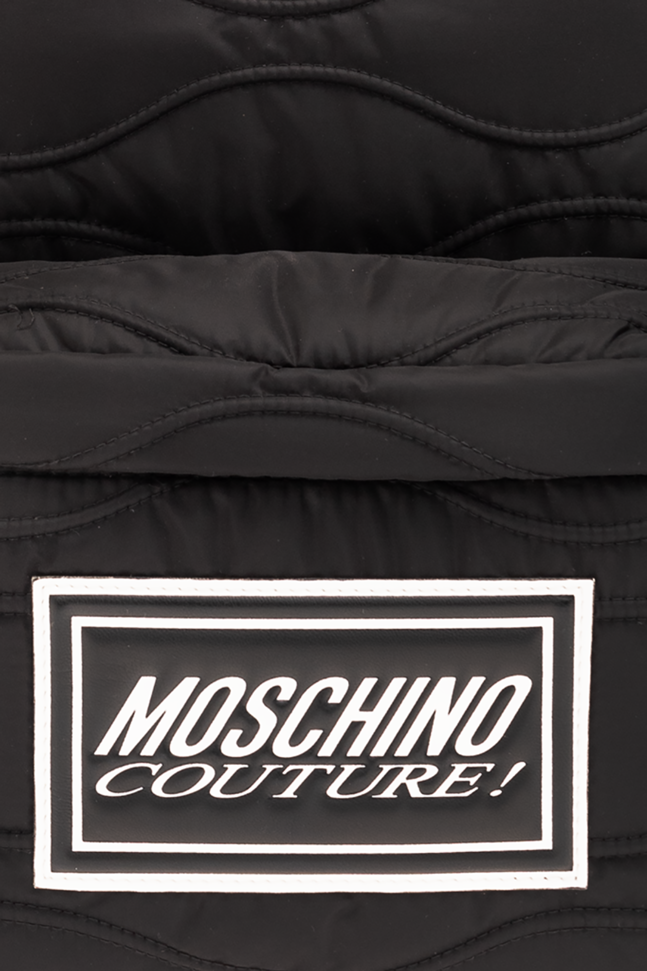 Moschino Quilted geometric backpack