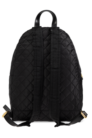 Moschino Quilted Backpack with Logo