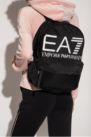 Backpack with logo od EA7 Emporio Armani