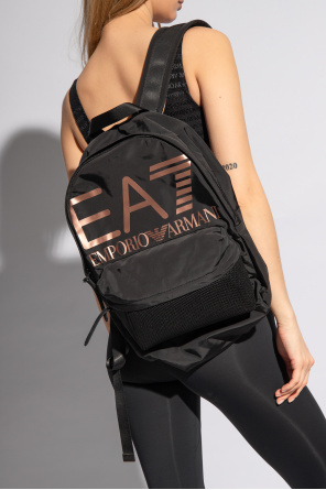 Backpack with logo od EA7 Emporio Armani