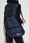 EA7 Emporio Armani NAVY BLUE ‘Sustainable’ collection backpack