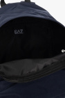 EA7 Emporio Armani NAVY BLUE ‘Sustainable’ collection backpack