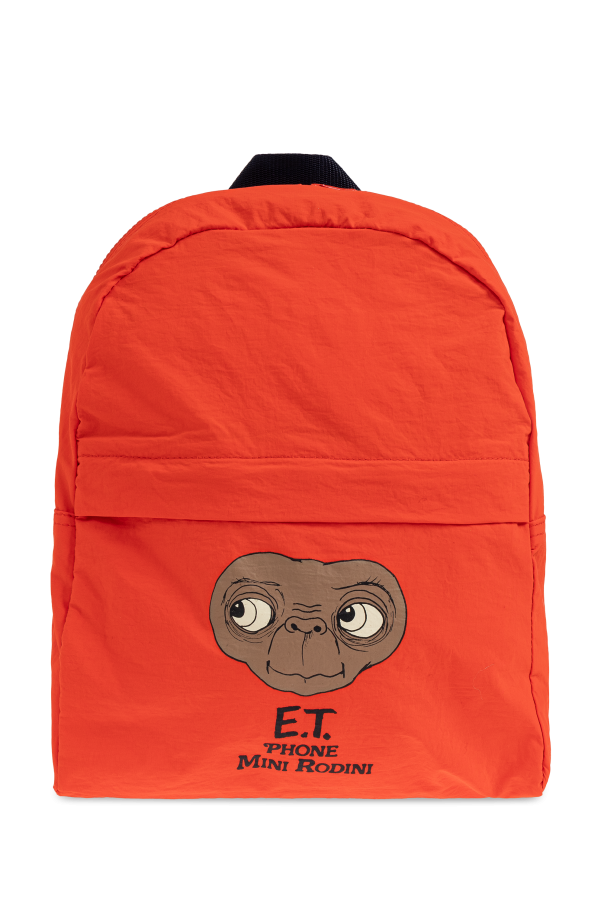 Backpack with a patch od Mini Rodini