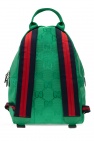 Gucci Kids GREEN Branded backpack