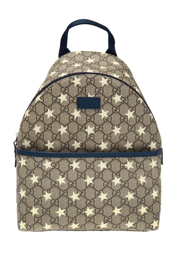 Beige Backpack with logo Gucci Kids - Vitkac TW