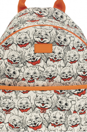 Gucci Kids Patterned backpack with logo