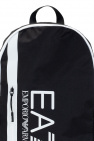 EA7 Emporio Armani BLACK Logo-printed backpack