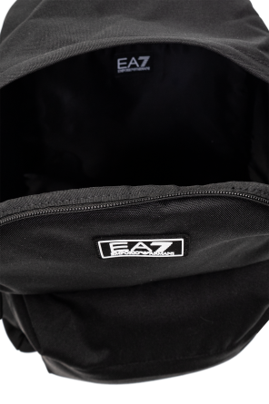 EA7 Emporio Armani Langærmet skjorte i khakifarvet stof med smal pasform og udstående kant fra Emporio Armani
