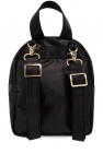 Emporio Armani zipped cotton polo shirt Backpack with logo