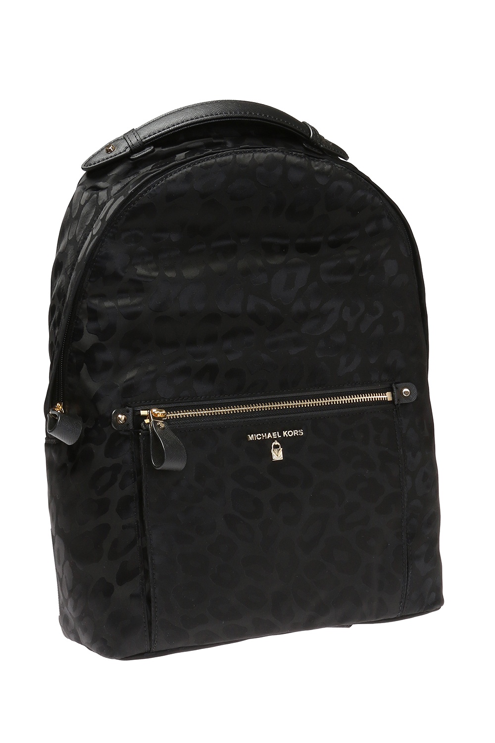 michael kors kelsey leopard backpack