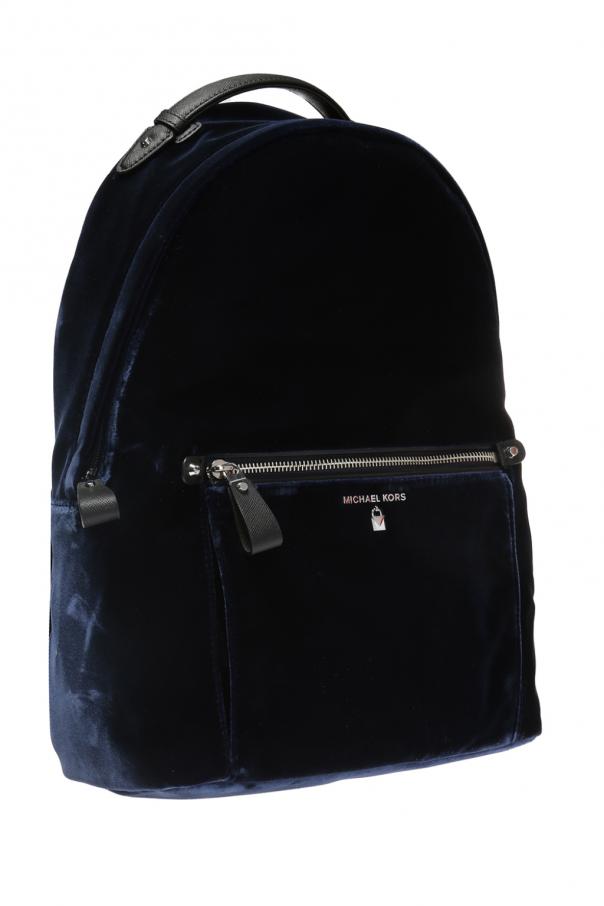 michael kors velvet backpack