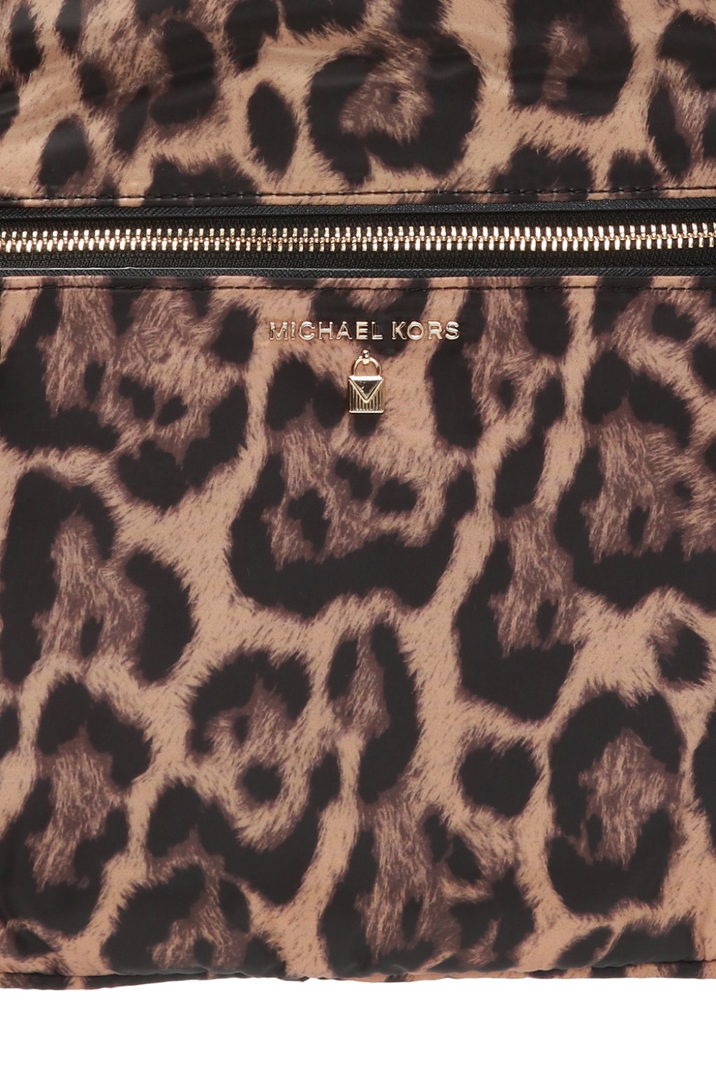 Brown 'Kelsey' leopard print backpack Michael Michael Kors - Vitkac France