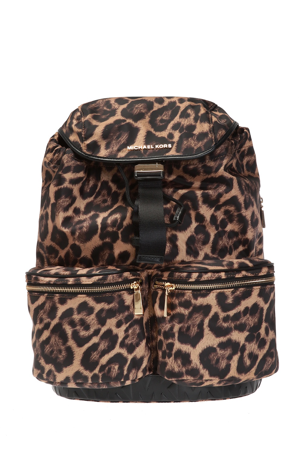 michael kors leopard backpack