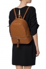 Michael Michael Kors BROWN RHEA' backpack with a logo