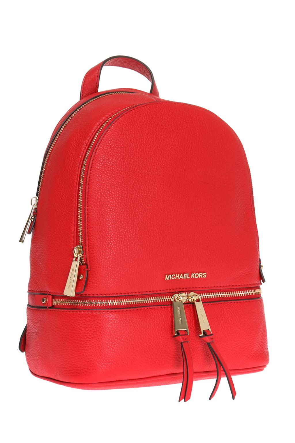 Michael Kors Women's Red Backpacks