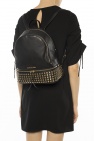 Michael Michael Kors BLACK 'Rhea-Zip' backpack