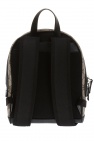 Gucci BROWN 'GG Supreme' canvas backpack